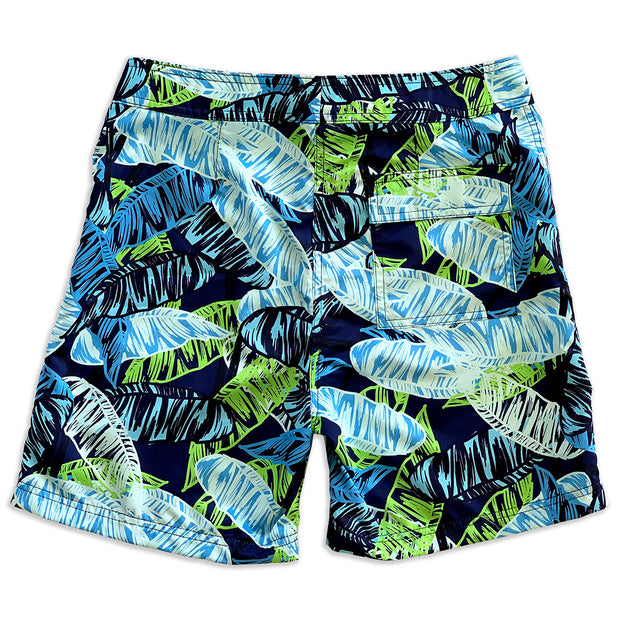 La Palma Eco-Beachwear Surf Botanical Print 17" Boardshorts