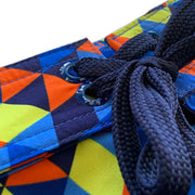 La Palma Eco-Beachwear Surf Geometric Blue 17" Boardshorts