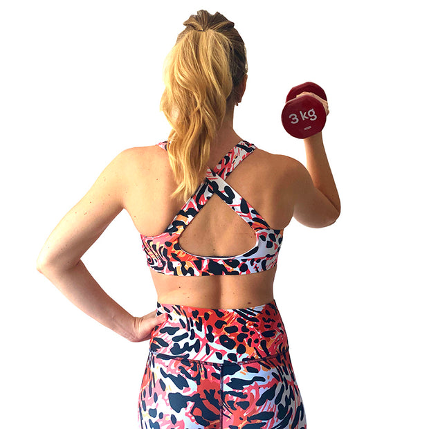 Red Jungle Sustainable Sports Bra