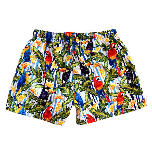 La Palma Eco-Beachwear: Classic Tropical Style Sustainable Swim Trunks