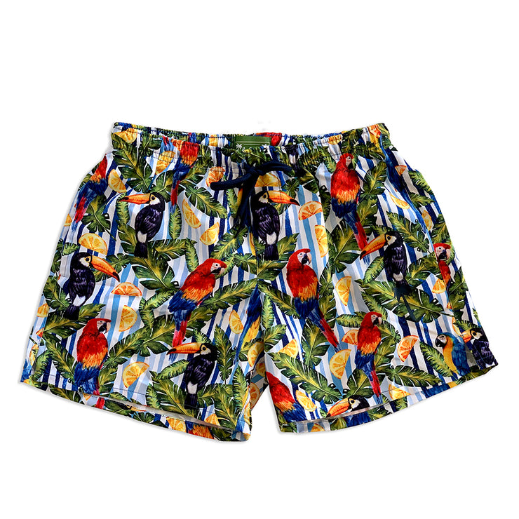 La Palma Eco-Beachwear: Classic Tropical Style Sustainable Swim Trunks